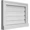 Ekena Millwork Vertical Surface Mount PVC Gable Vent: Functional, w/ 2"W x 2"P Brickmould Sill Frame, 20"W x 14"H GVPVE20X1403SF - alternate 2